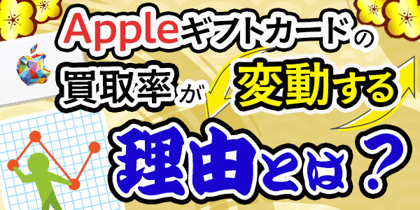 Appleギフトカードの買取率が変動する理由